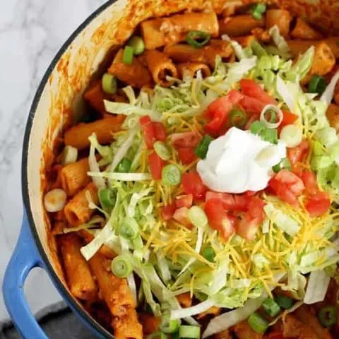 Creamy Taco Pasta