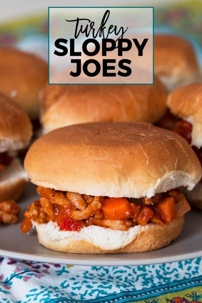 ground turkey sloppy joes pinterest image