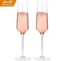 Classy Champagne Flutes by Bella Vino 