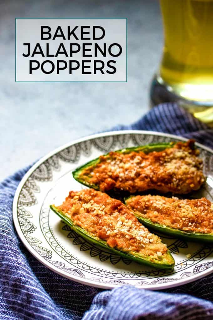 baked jalapeÃ±o poppers pin