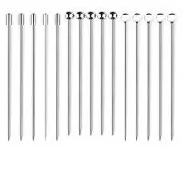 I-MART Stainless Steel Cocktail Picks Martini Picks Set (Pack of 15)