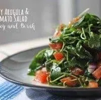 Baby Arugula and Tomato Salad