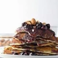 Blueberry Almond Pancakes