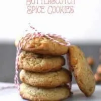 Butterscotch Spice Cookies