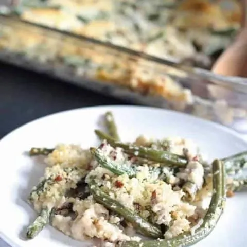 Gorgonzola Green Bean Casserole