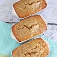 Mini Banana Bread Loaves