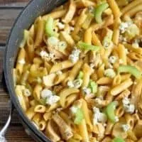 One Pot Buffalo Chicken Pasta