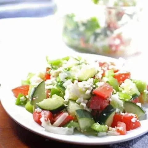 Shopska Salad (Bulgarian Salad)