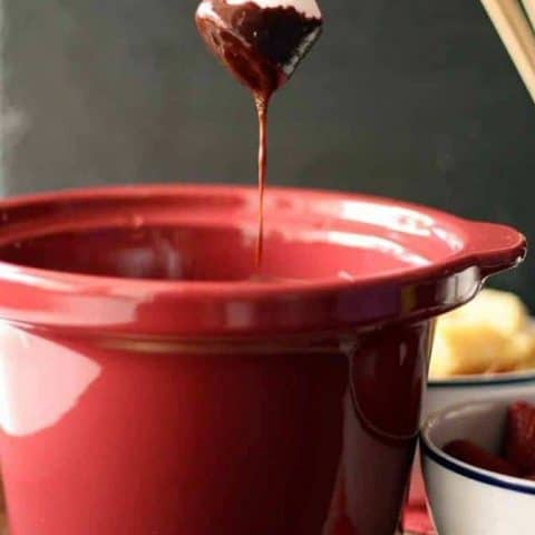Slow Cooker Chocolate Fondue