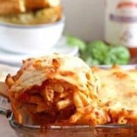 Three Cheese Penne Pasta Bake