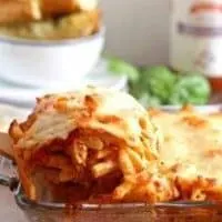 Three Cheese Penne Pasta Bake