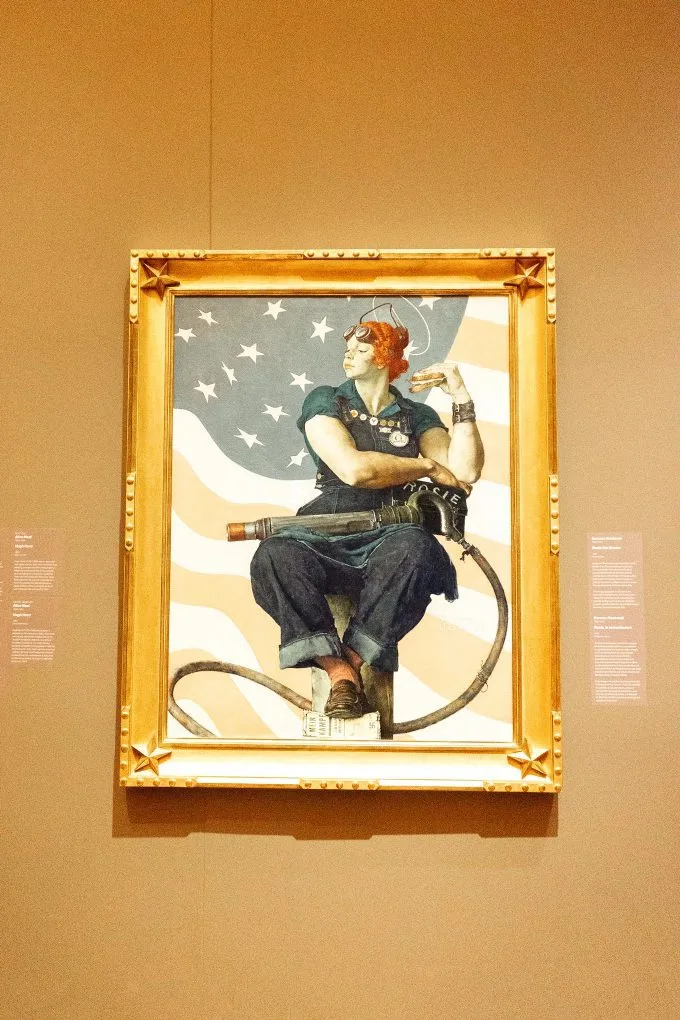 Crystal Bridges Rosie the riveter