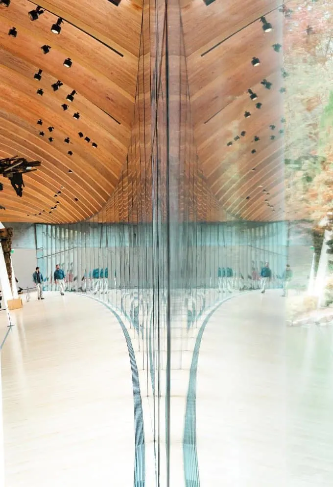Crystal Bridges hallway