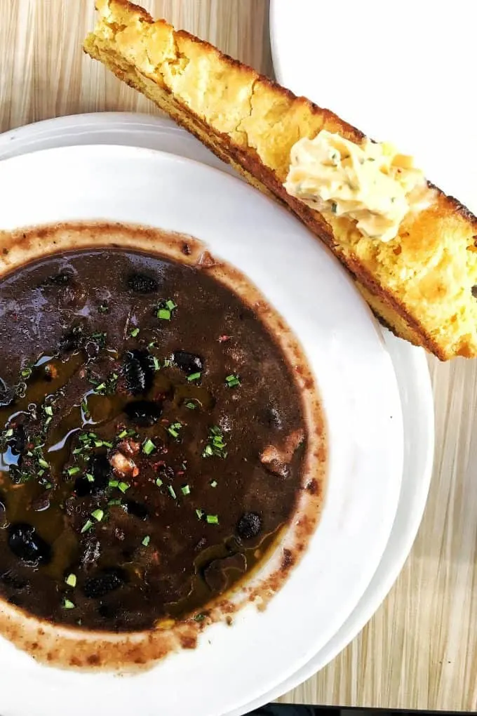 Beans and cornbread at Eleven