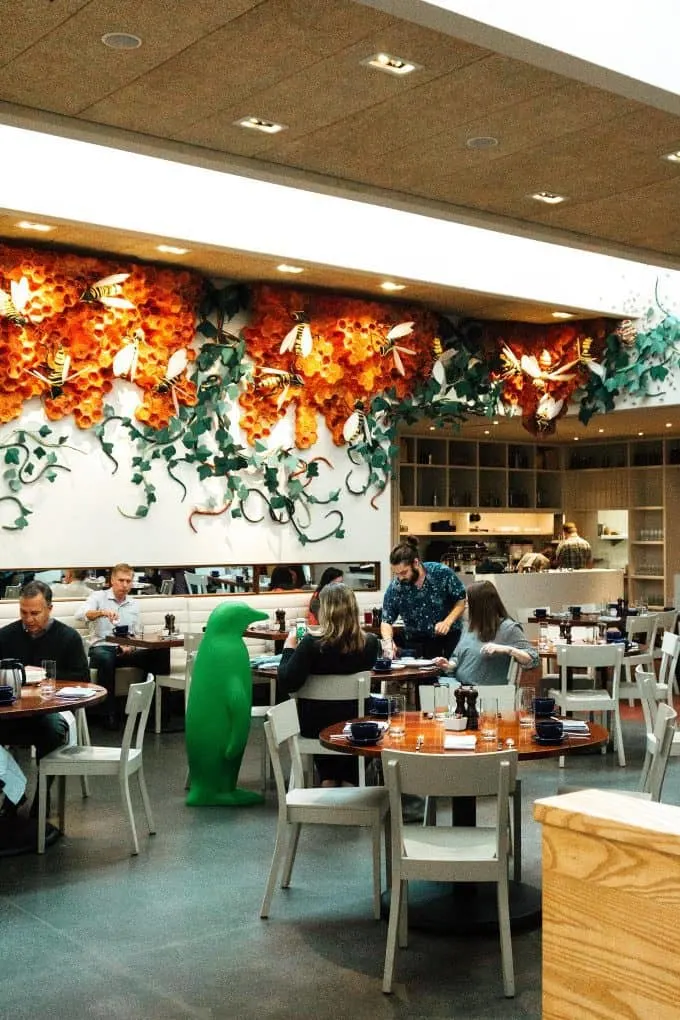 The Hive Restaurant interior in Bentonville, AR