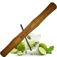 Mojito Muddler 11" Professional Grade Bamboo Muddlers - Best Drinks and Cocktails Bar Tool; Won't Shred or Taint Like Plastic, Stainless Steel or Cheap Wooden Muddlers (Bartenders LOVE It)