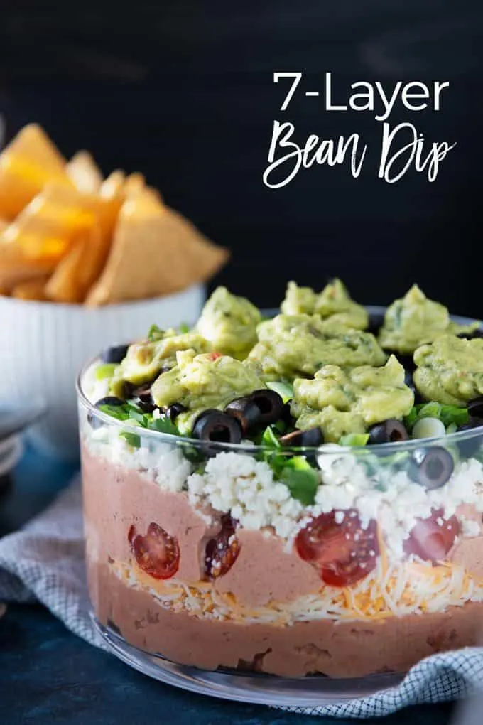 7-layer bean dip recipe pin