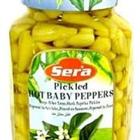 Sera Hot Pickled Baby Peppers â€“ 24oz