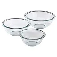 3-Piece Glass Mixing Bowl Set