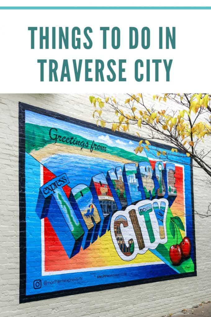 Things To Do in Traverse City - pinterest image