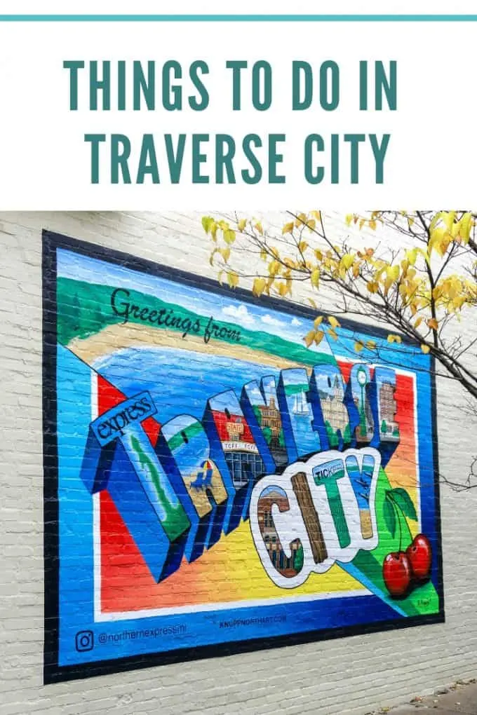 Things To Do in Traverse City - pinterest image
