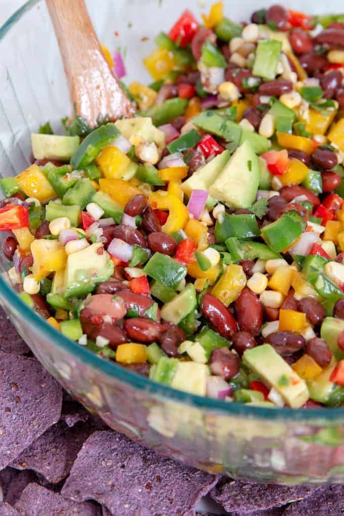 texas caviar in a large bowl