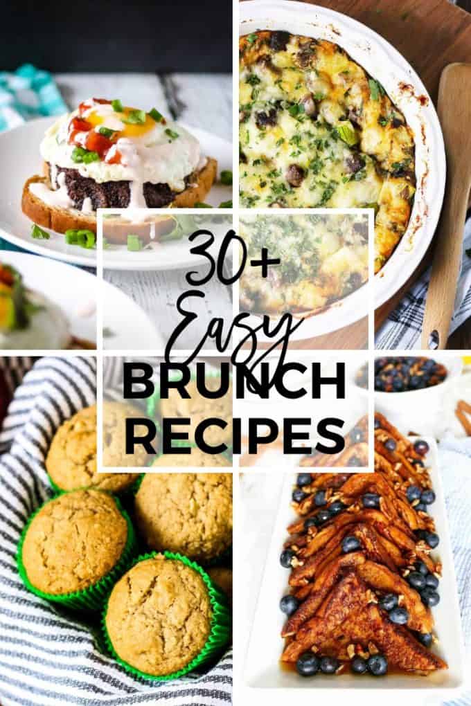 30+ Easy Brunch Recipes Pinterest collage