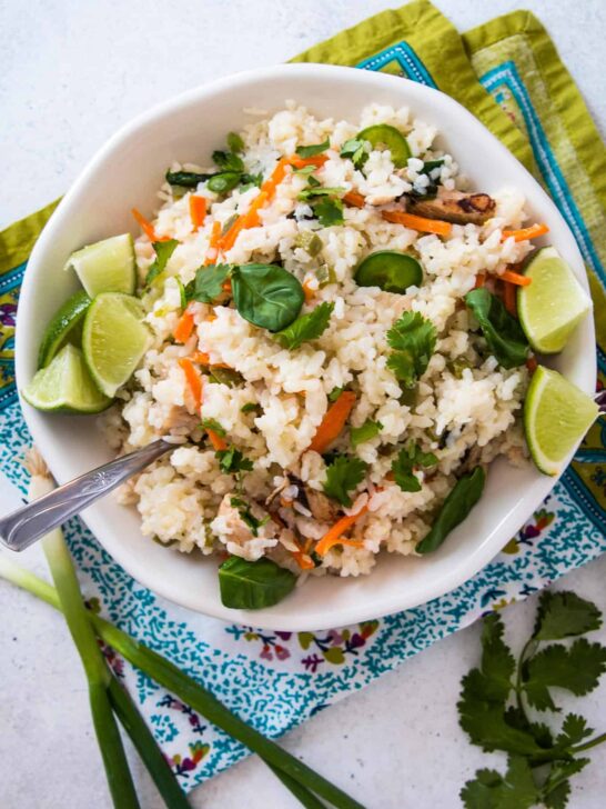 One Pot Spicy Thai Rice
