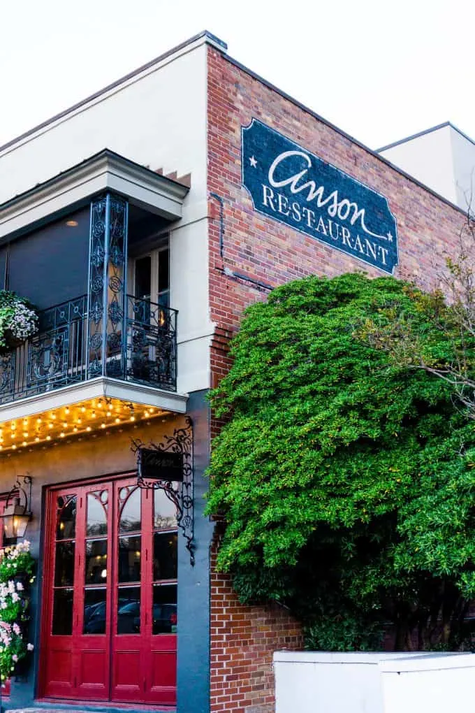 The Best Downtown Charleston Restaurants - Anson exterior