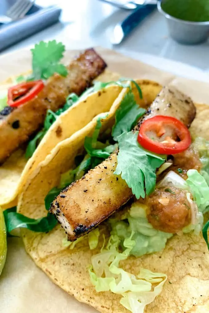 The Best Downtown Charleston Restaurants - Basic Kitchen fish tacos