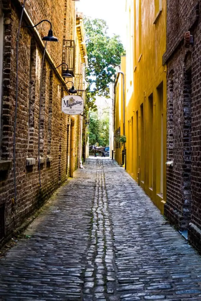 The Best Downtown Charleston Restaurants - Magnolia's alleyway