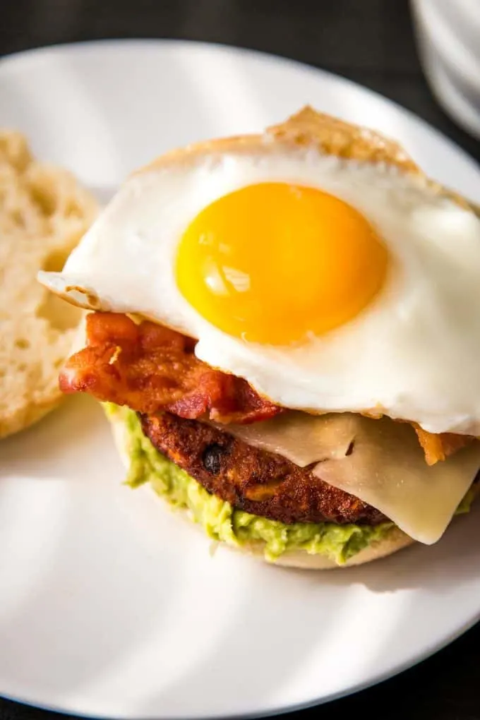 sunny side up egg on a sandwich