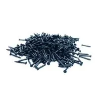 Linwood Small Round Head Nails Multi-Purpose for String Art Pictures Hanging DIY Boxes Accessories (1x6mm/0.04x0.23in, Black)