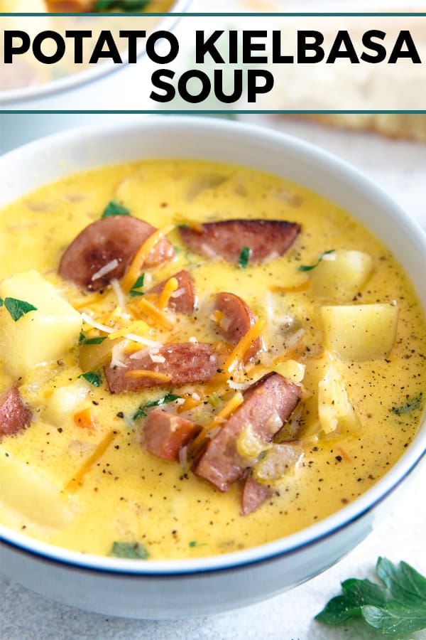 potato kielbasa soup pinterest image