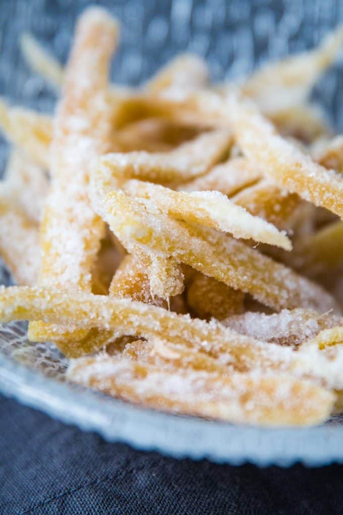 bowl of crystalized ginger