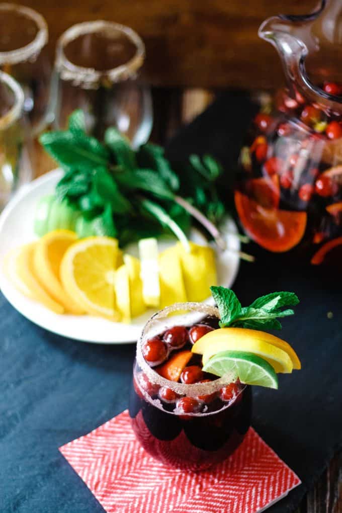 Winter Sangria Cocktail Recipe for a Crowd