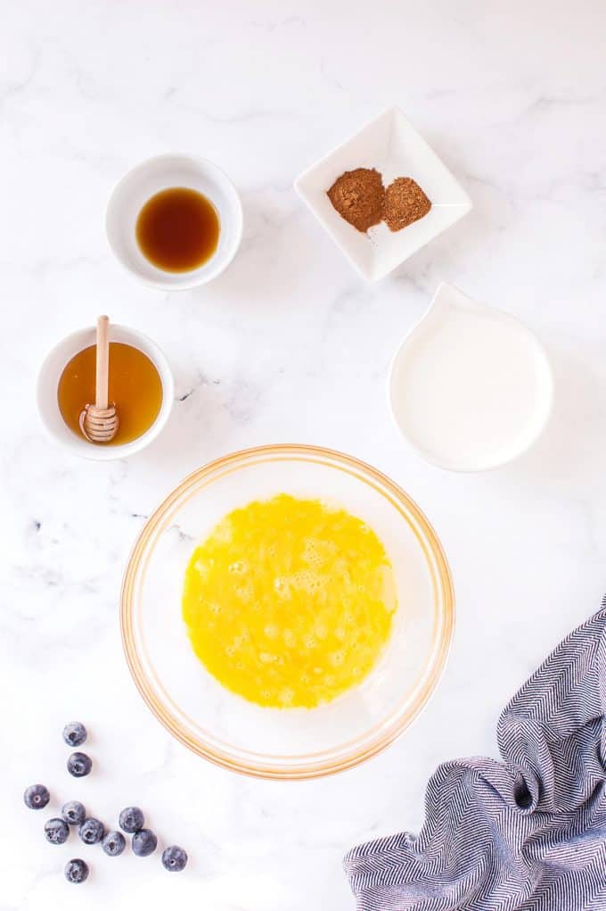 egg mixture for French toast