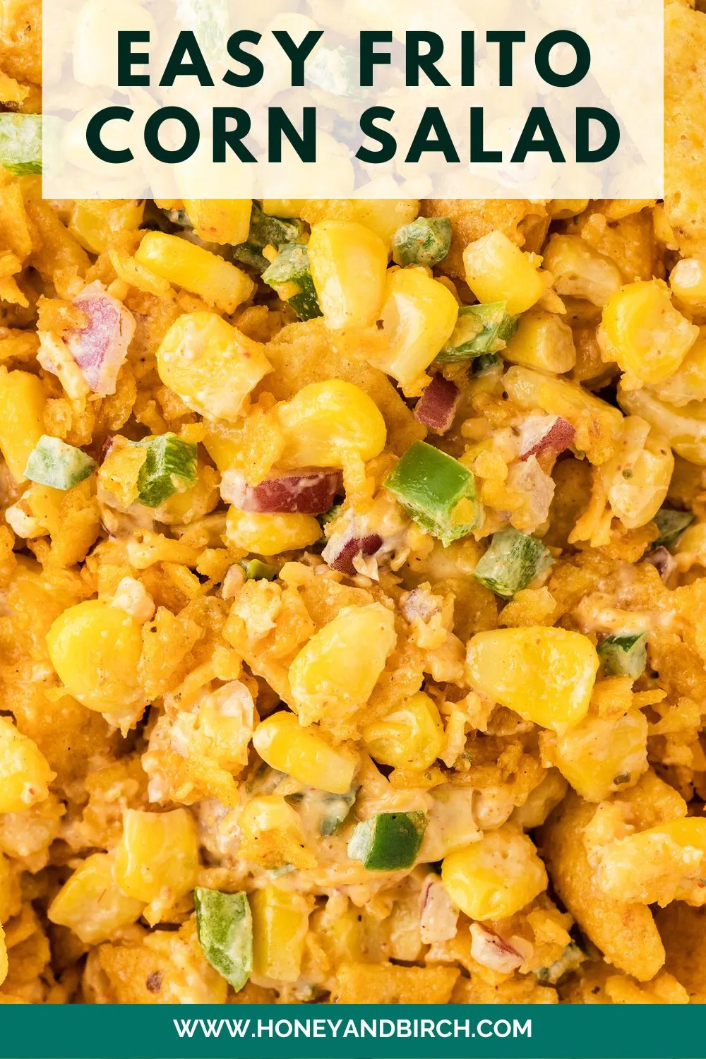 easy frito corn salad recipe pinterest image